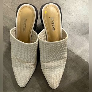 JustFab Heeled Mules